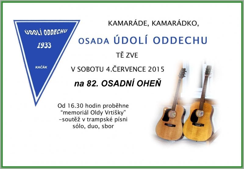 Pozvánka na 82. osadní oheň